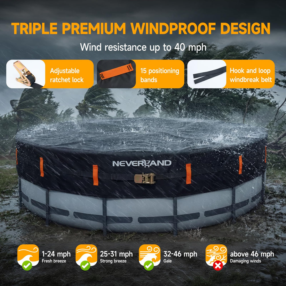 NEVERLAND 18FT Round Pool Cover storage bag