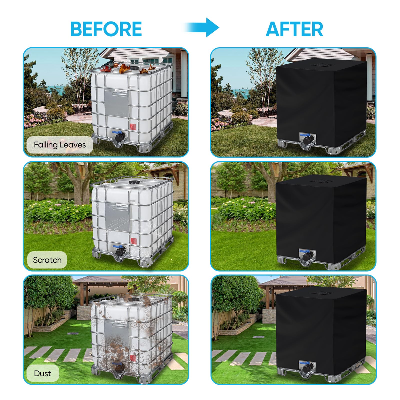 NEVERLAND IBC Tote Cover waterproof material close-up