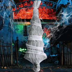 NEWBEA 72 Inch Hanging Cocoon Corpse Prop front view