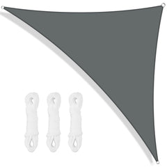 Neween Shade Sail Triangle 12' x 12' x 16' in gray color