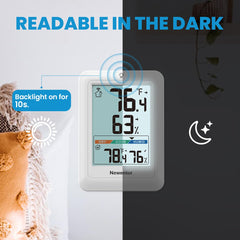 Newentor thermometer in a modern home setting