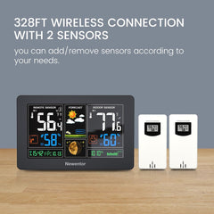 Newentor weather station remote sensors included