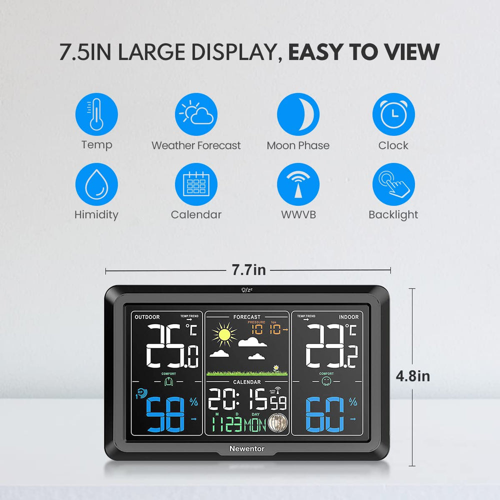 Newentor Weather Station with power adapter