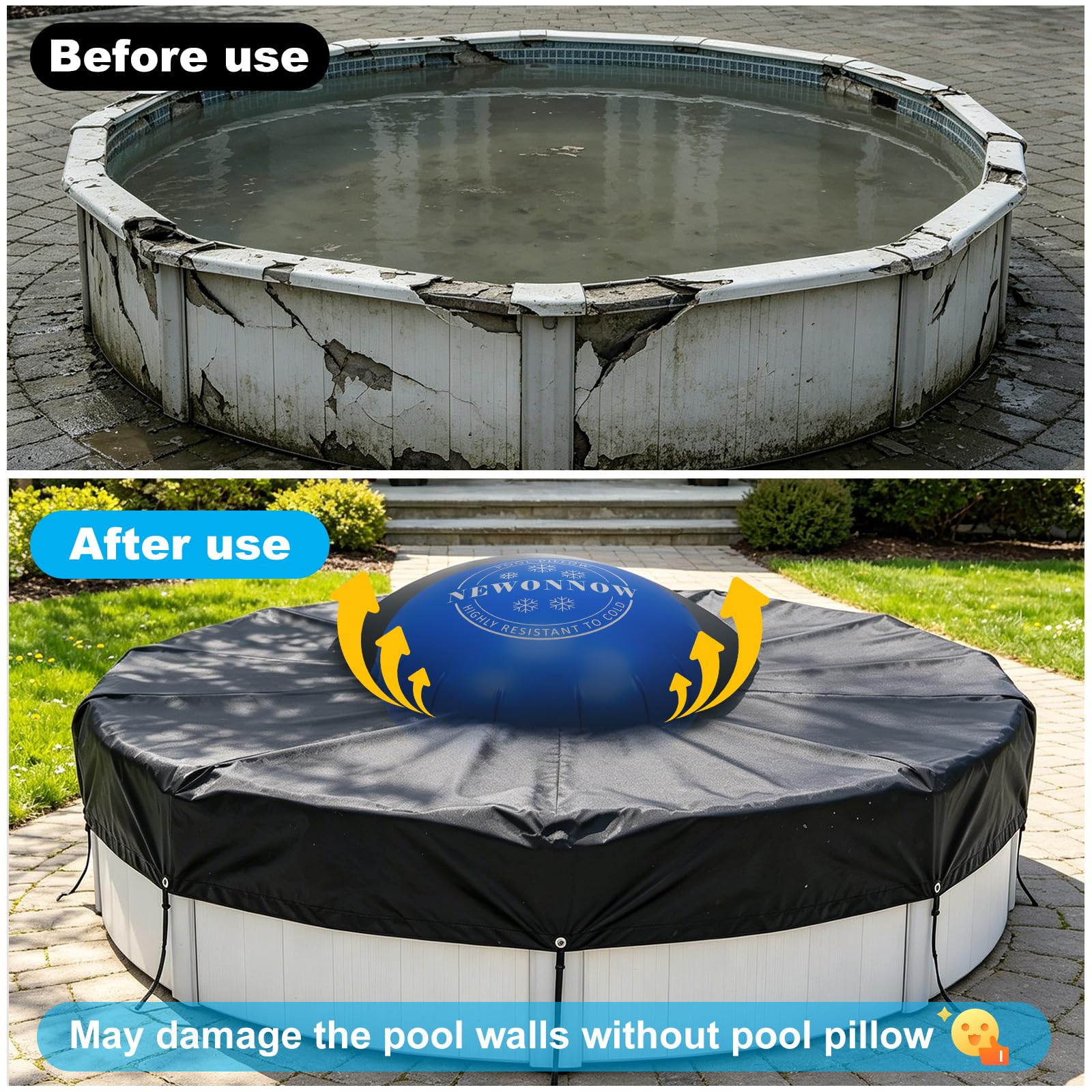 Newonnow Pool Pillow flat in packaging