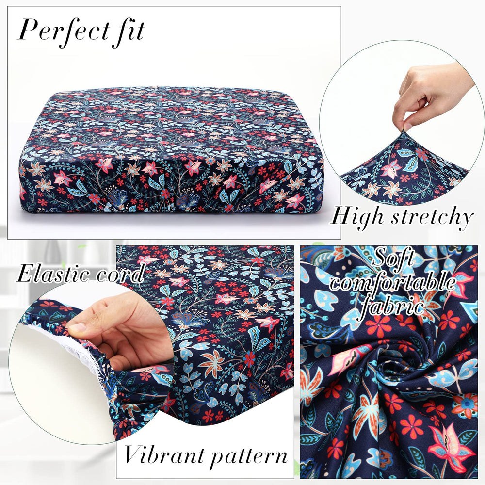 Newwiee cushion covers displayed on outdoor furniture