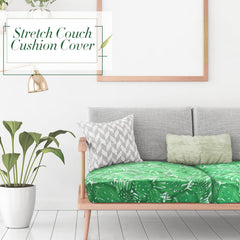 Newwiee Monstera cushion covers in vibrant green colour