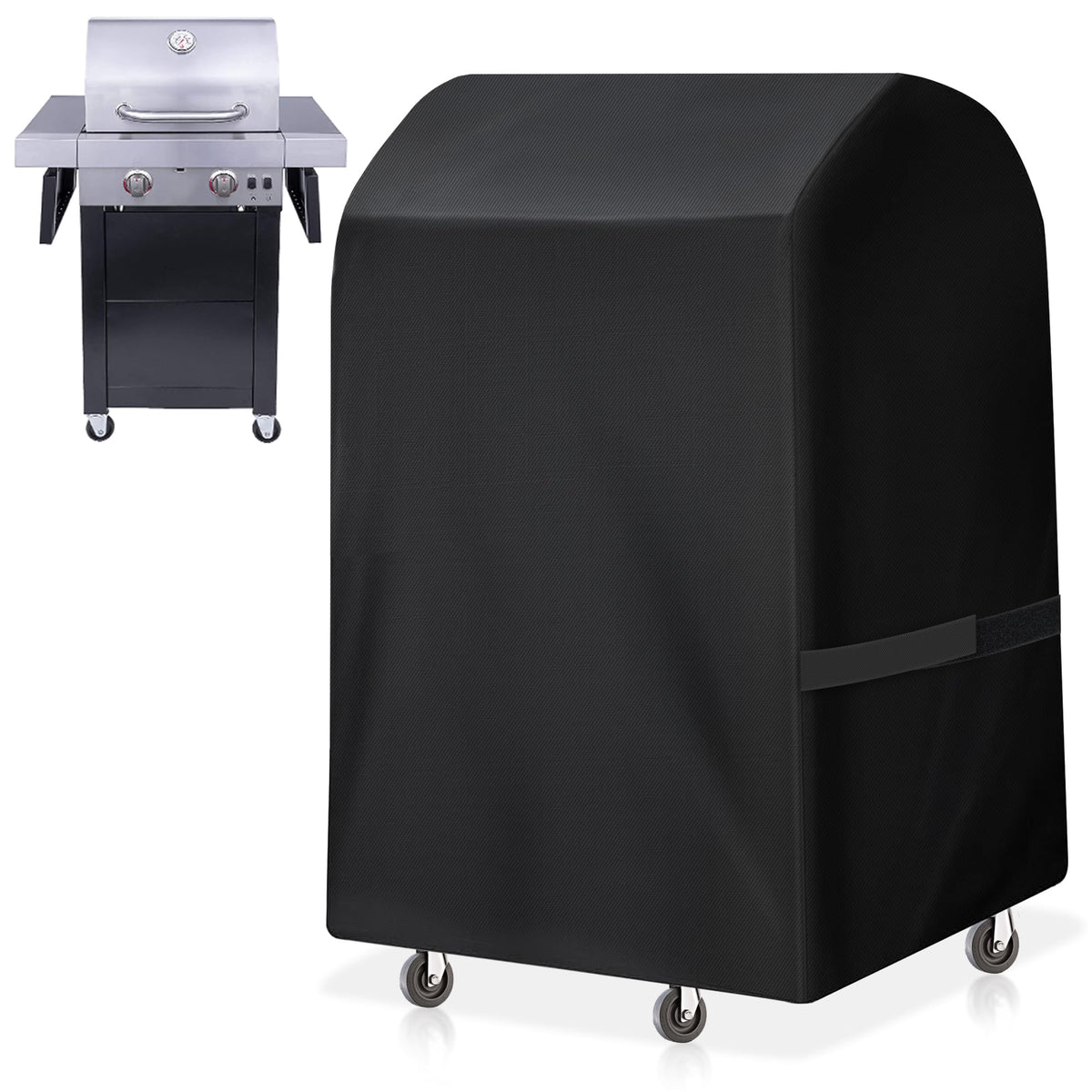 NEXCOVER 30-inch waterproof grill cover front view