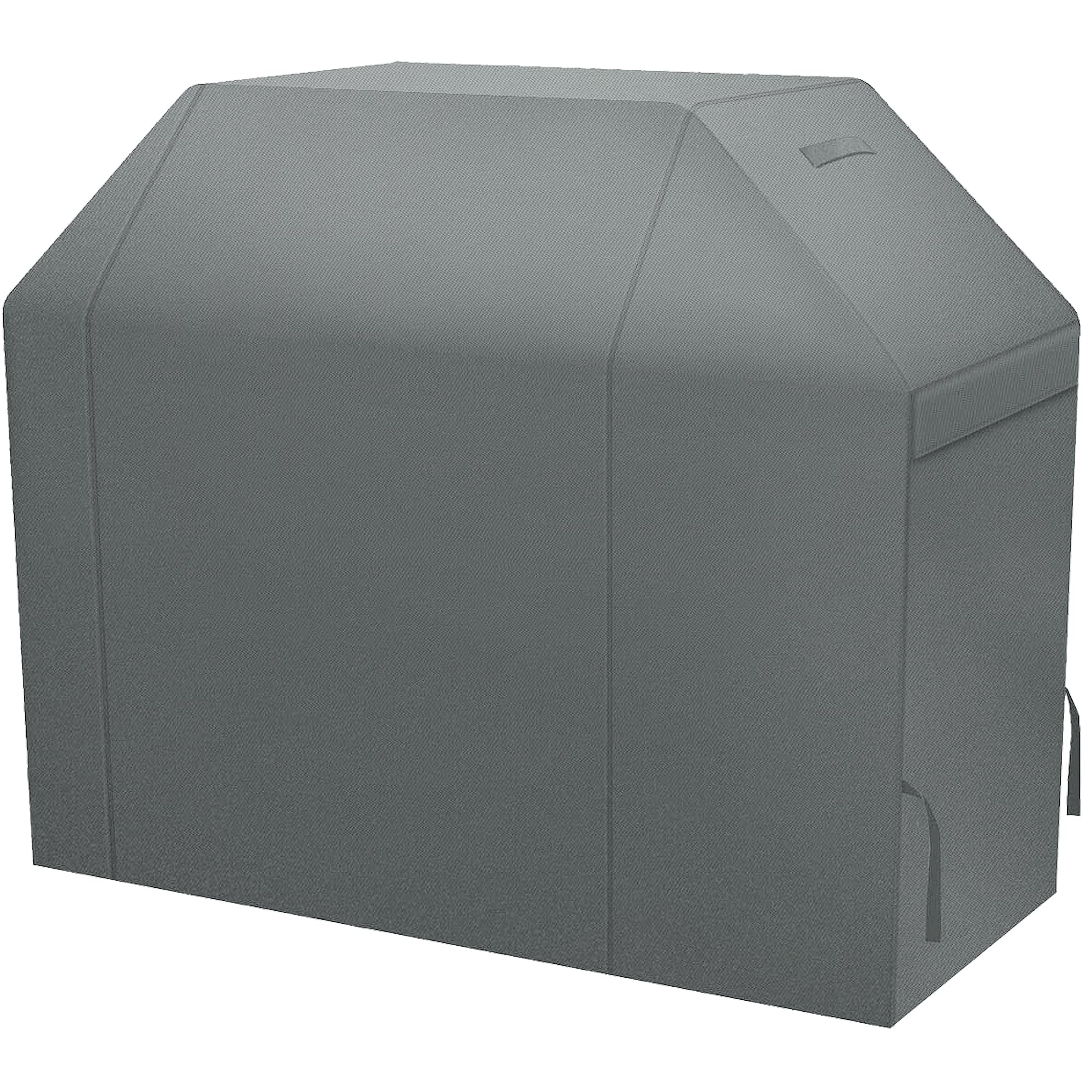 NEXCOVER 58-inch barbecue grill cover front view, gray