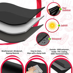 NEXCOVER 65 Inch Grill Cover with air vents