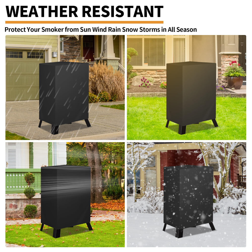 NEXCOVER Electric Smoker Cover 30 Inch folded for storage