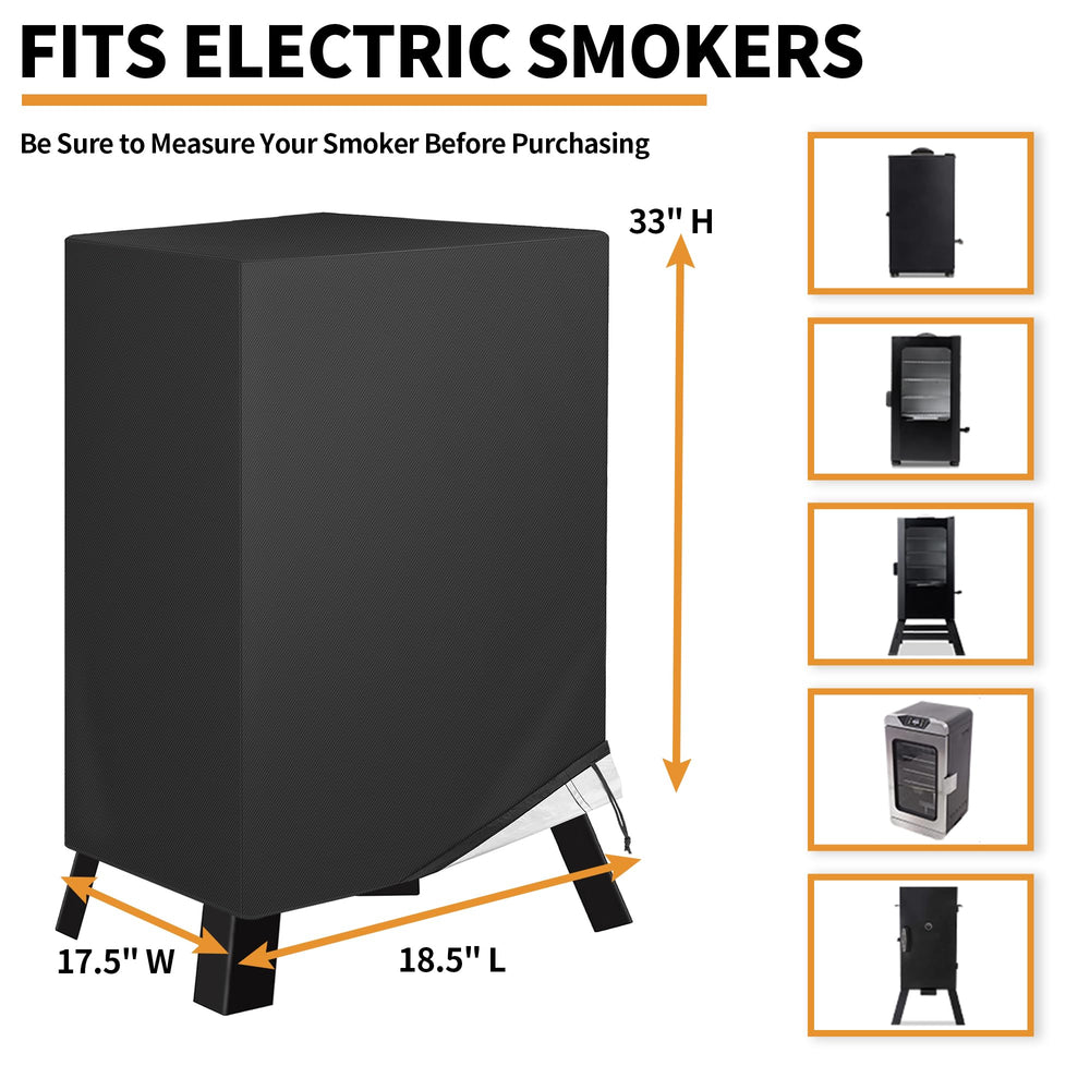 NEXCOVER Electric Smoker Cover 30 Inch side view