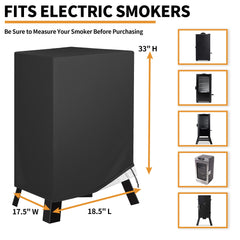 NEXCOVER Electric Smoker Cover 30 Inch side view