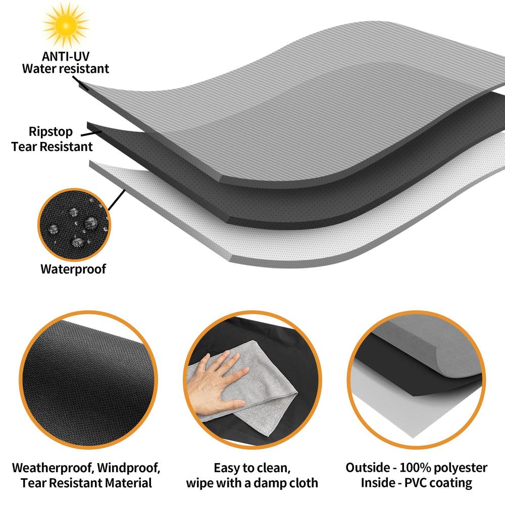 NEXCOVER Electric Smoker Cover 30 Inch waterproof material close-up