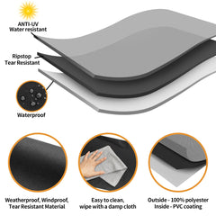 NEXCOVER Electric Smoker Cover 30 Inch waterproof material close-up