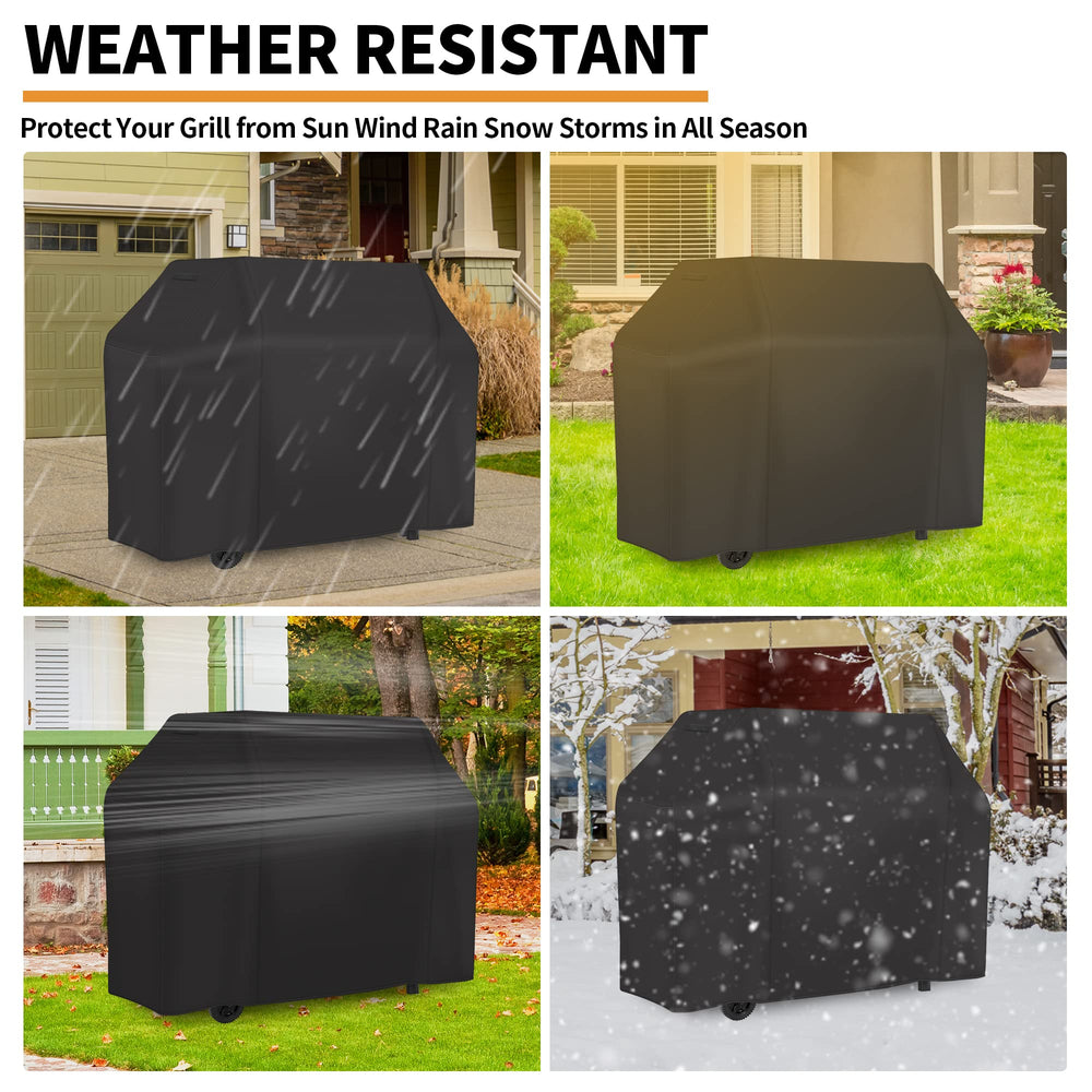 NEXCOVER gas grill cover folded for storage