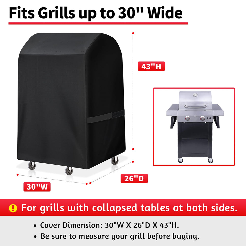 NEXCOVER grill cover side view showing protective features