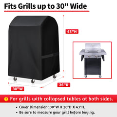NEXCOVER grill cover side view showing protective features