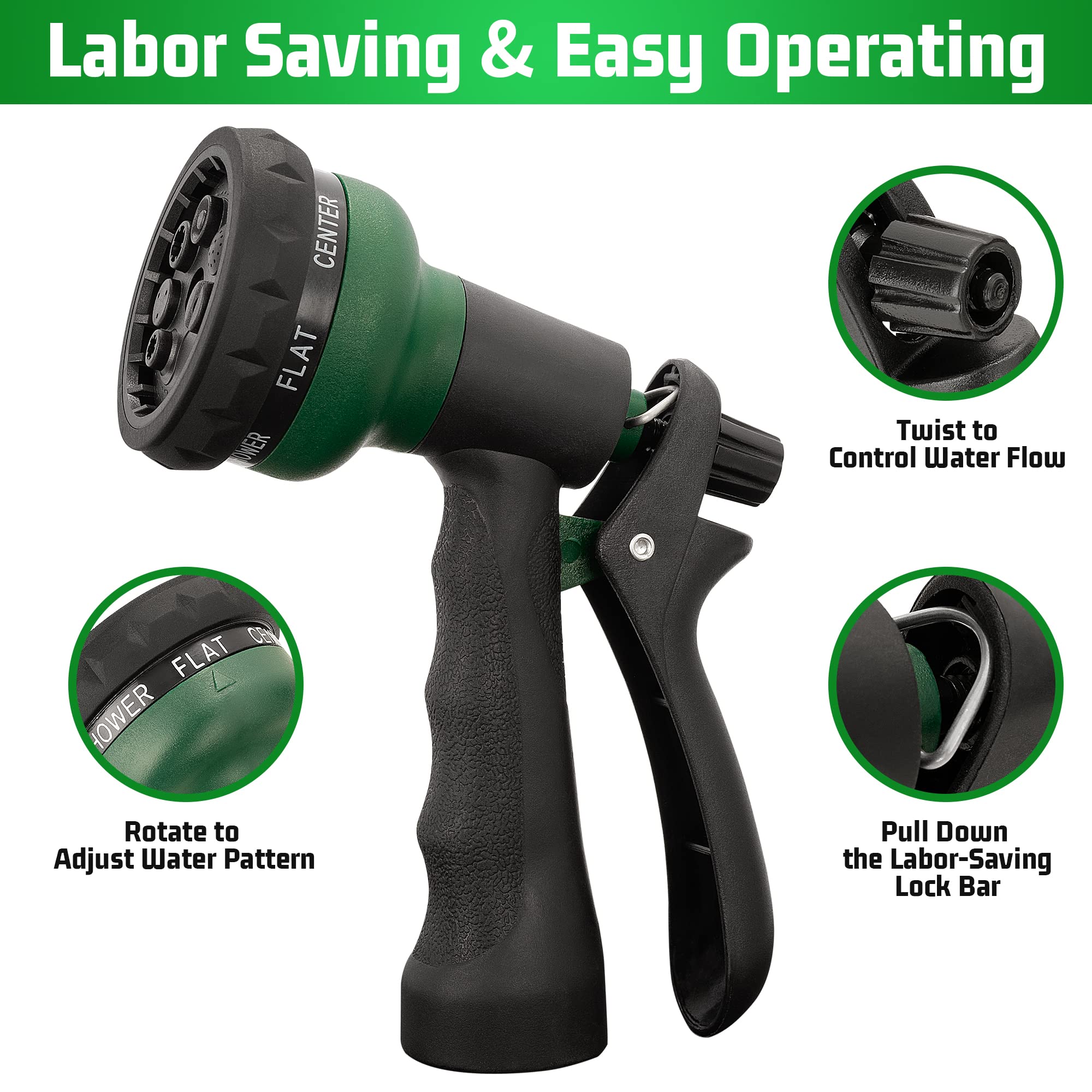 NEXCOVER Hose Nozzle pack of 4