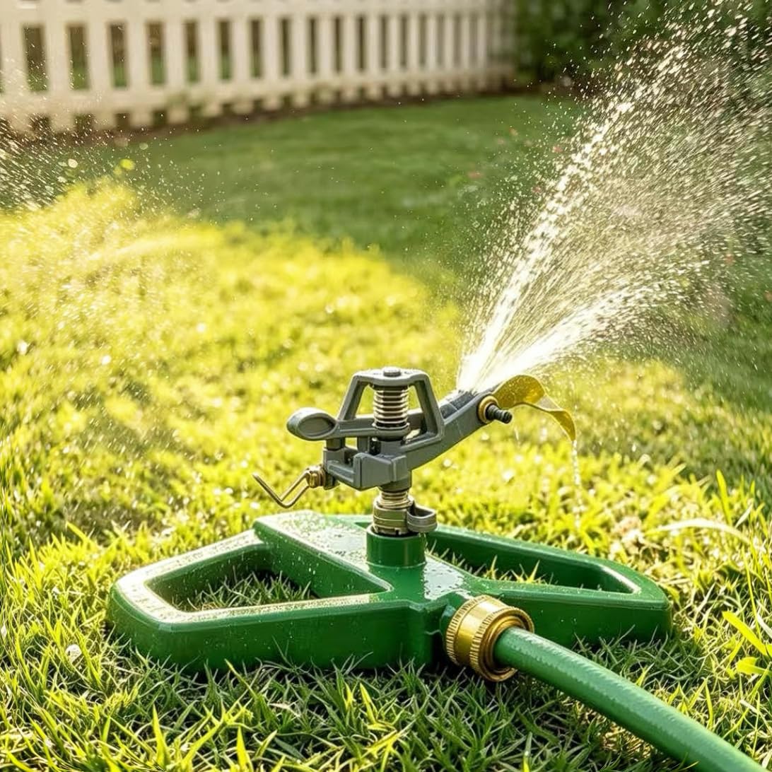 NexLogi Heavy Duty Pulsating Impact Lawn Sprinkler front view