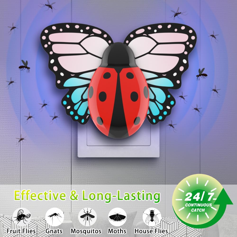 Neyiok fly trap plug-in design showing back