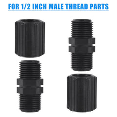NFAMRZCAR 1/2 inch double female thread couplings in black