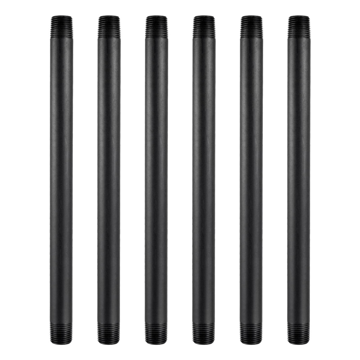 NFAMRZCAR 6 Pcs 1/2 Inch Double Male Threaded Sprinkler Extensions front view