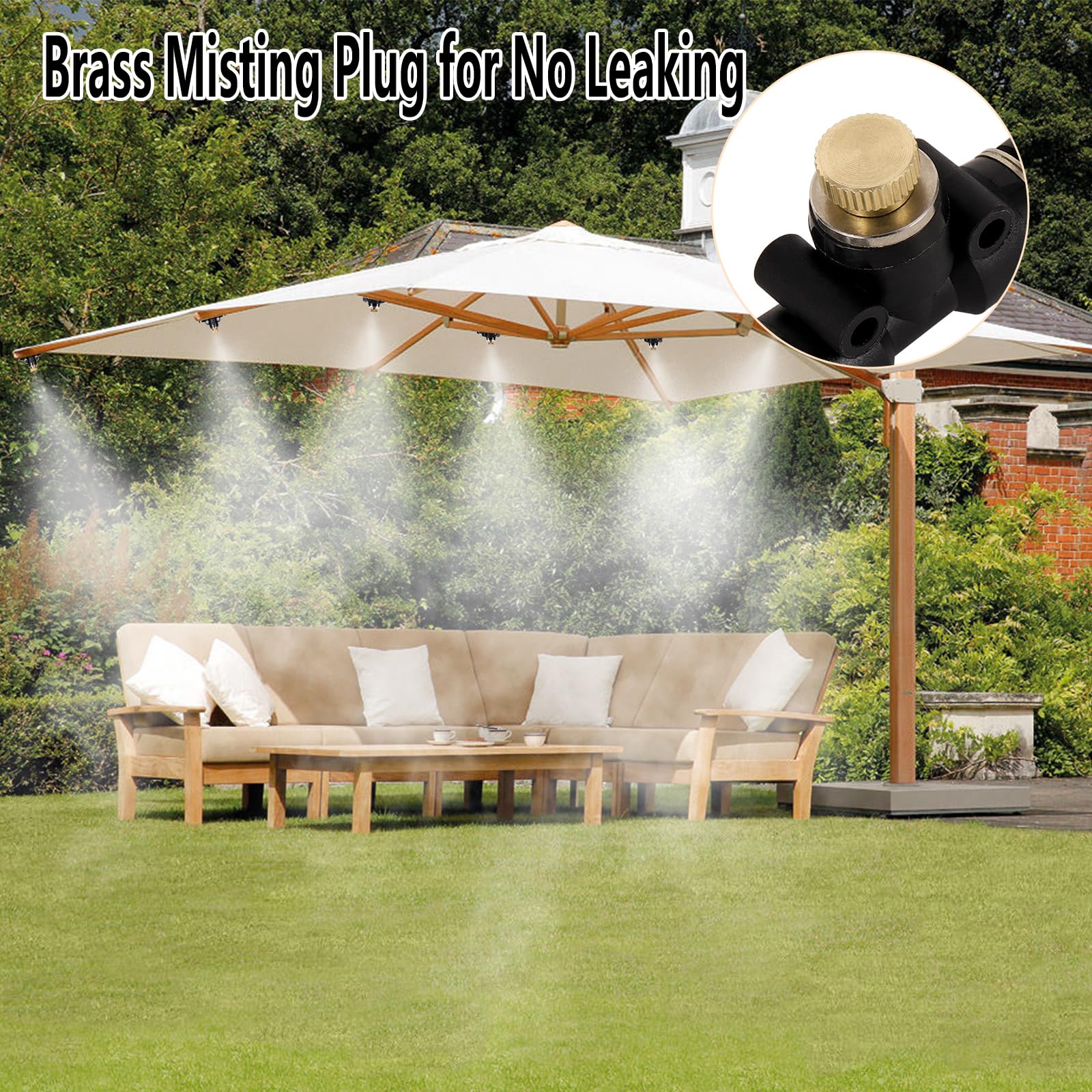 NFAMRZCAR Brass Misting Nozzle Plug displaying strong sealing feature