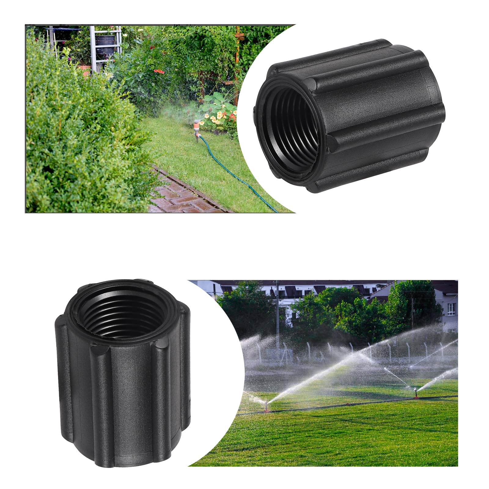 NFAMRZCAR couplings installed in a garden irrigation system