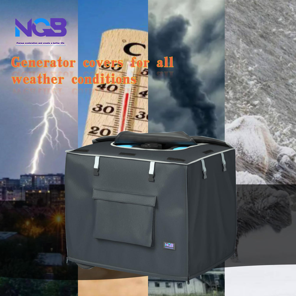 NGB Generator Running Cover displayed with accessories pockets