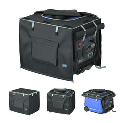 NGB Generator Running Cover front view showing black waterproof fabric