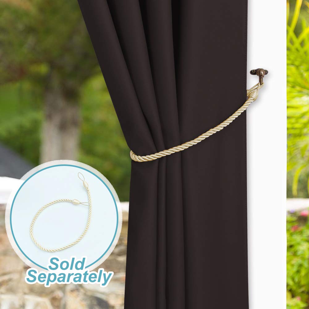 NICETOWN outdoor curtain showcasing privacy protection