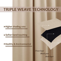 NICETOWN Outdoor Curtain showcasing thermal insulation