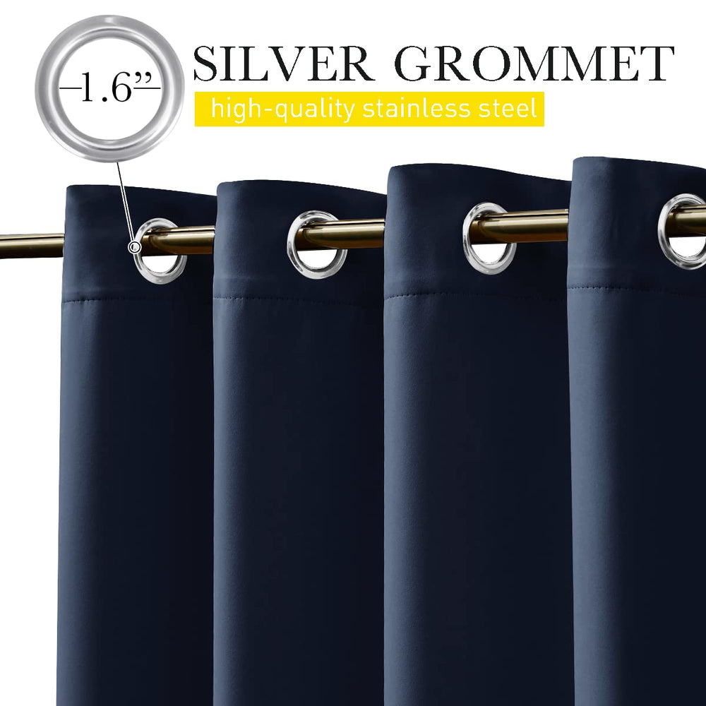 NICETOWN Outdoor Curtain with rustproof grommets close-up