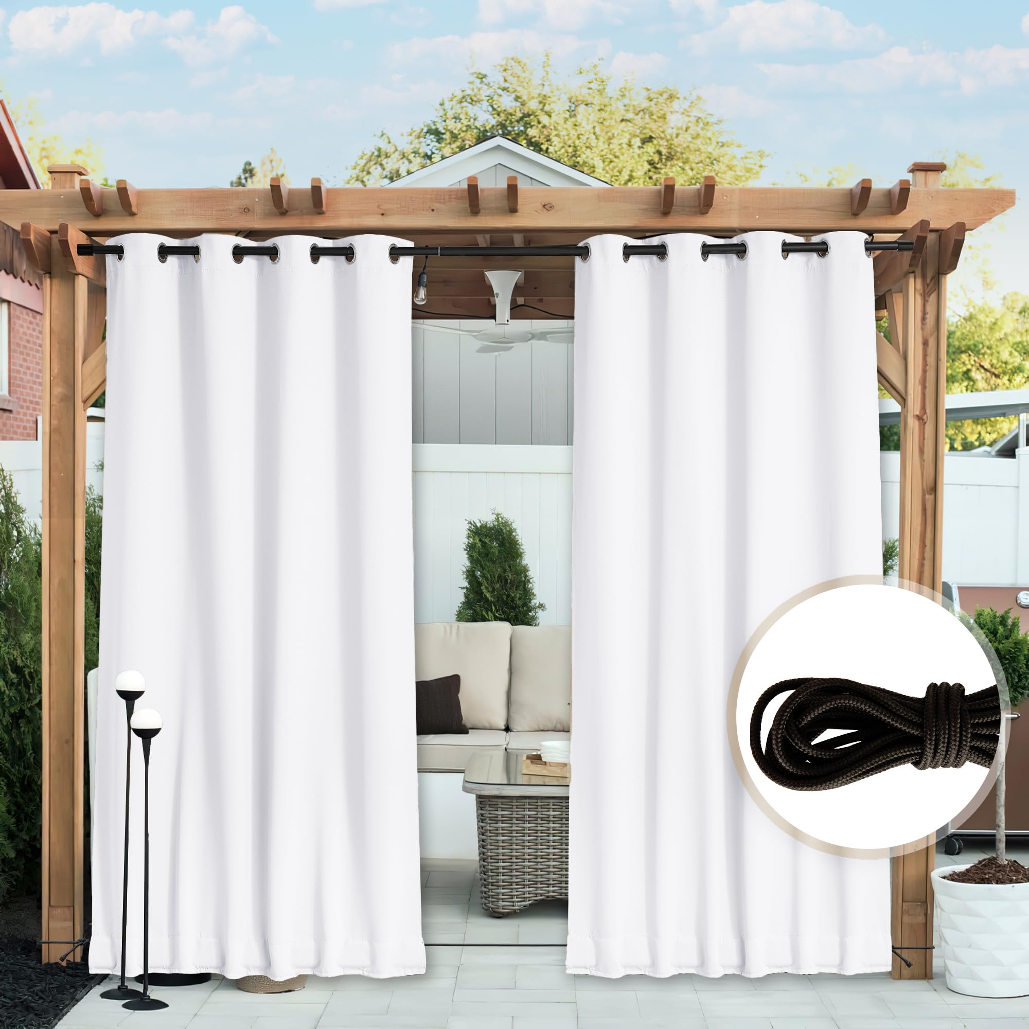 NICETOWN outdoor curtains packaging