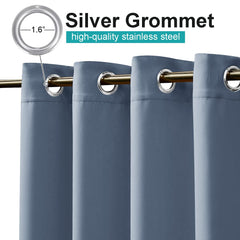 NICETOWN Outdoor Curtains showing grommets detail