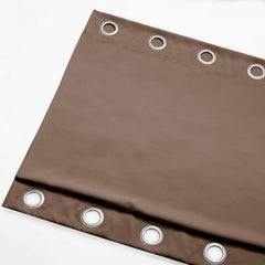 NICETOWN weighted patio curtain in outdoor setting