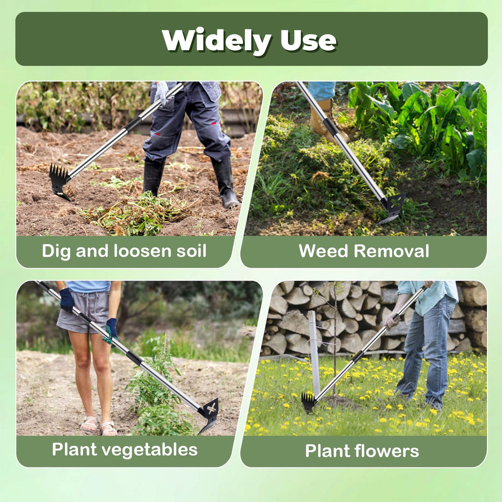 NICOFPHY Weed Puller Tool head and handle connection detail