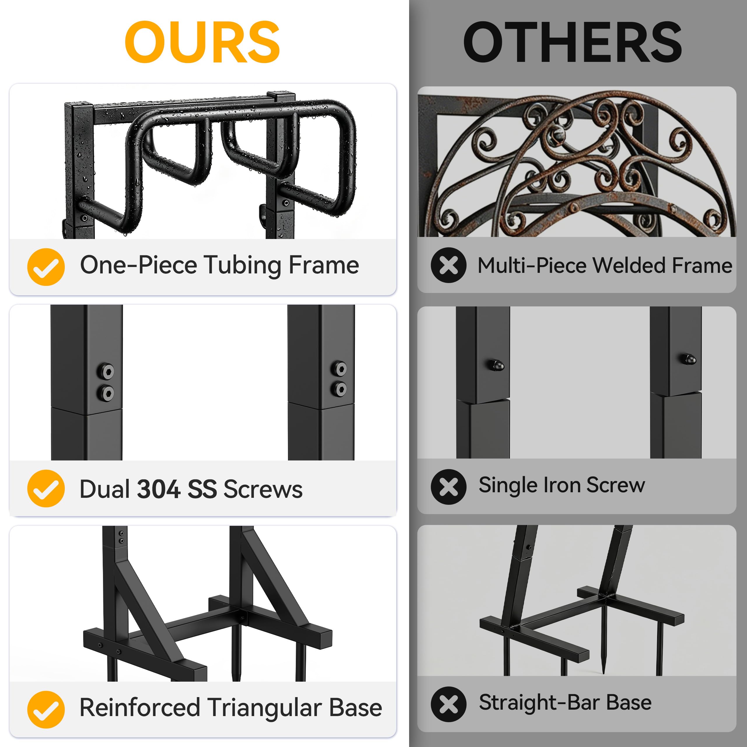 niffgaff Garden Hose Holder Stand in outdoor garden setting