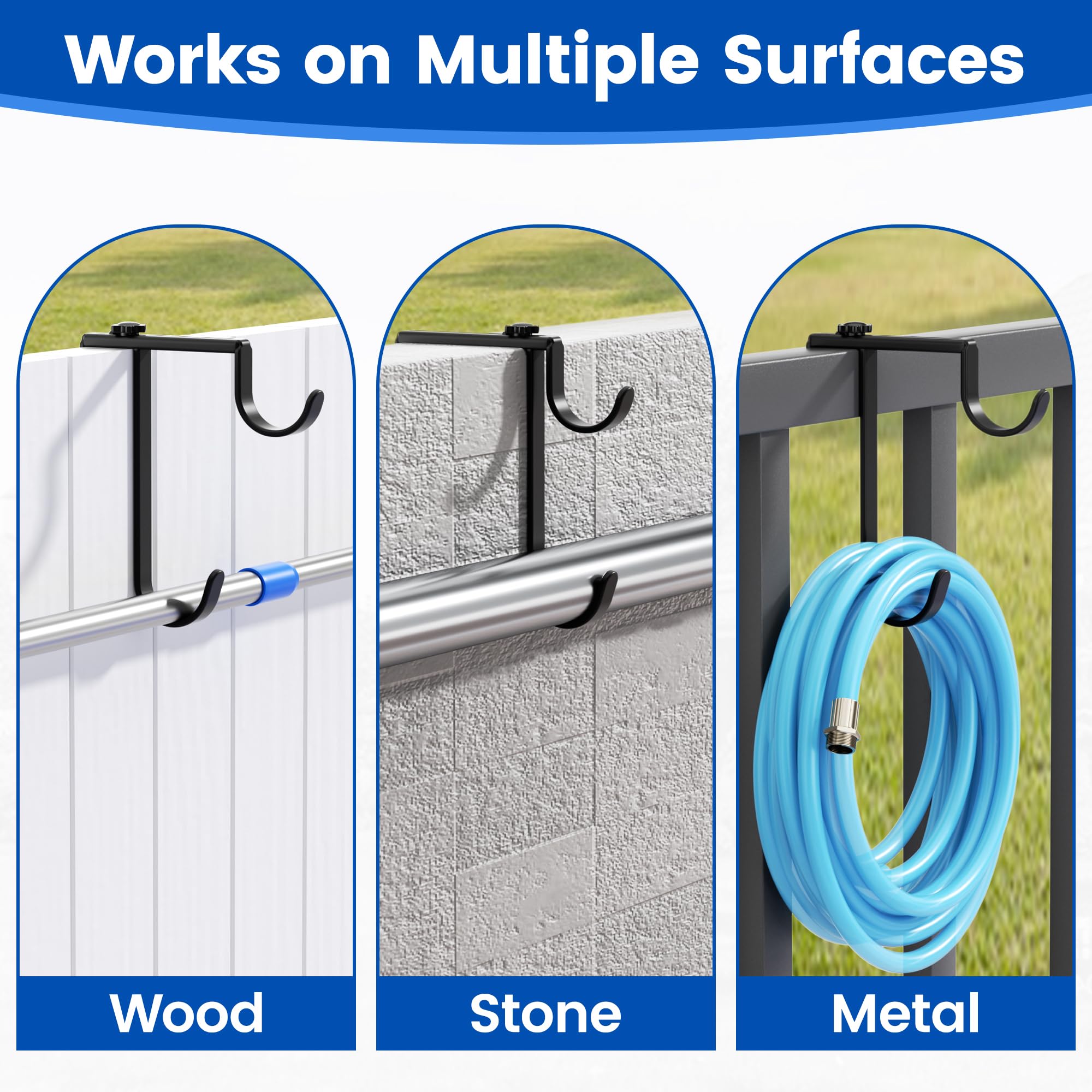 niffgaff Pool Pole Hooks side view showing durability