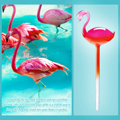 NiHome Self Watering Globe pink model side view