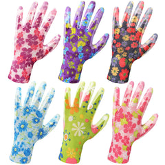Nimalpal Gardening Gloves for Women in multicolour pack front view