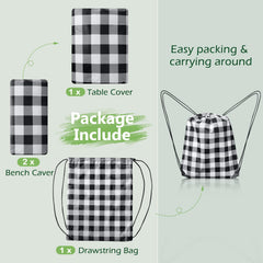 Nimalpal picnic covers packed in the drawstring bag
