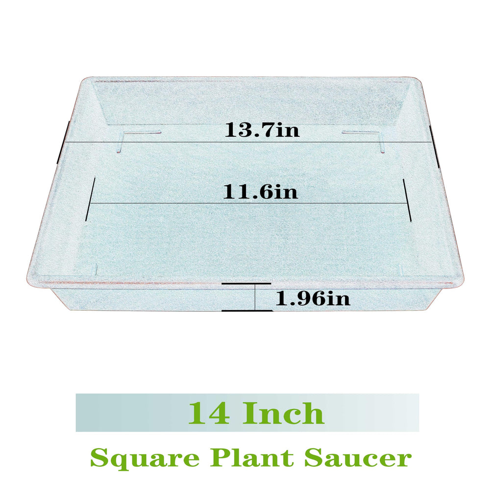 NIMYAU plant saucer 14 inch with potted plant