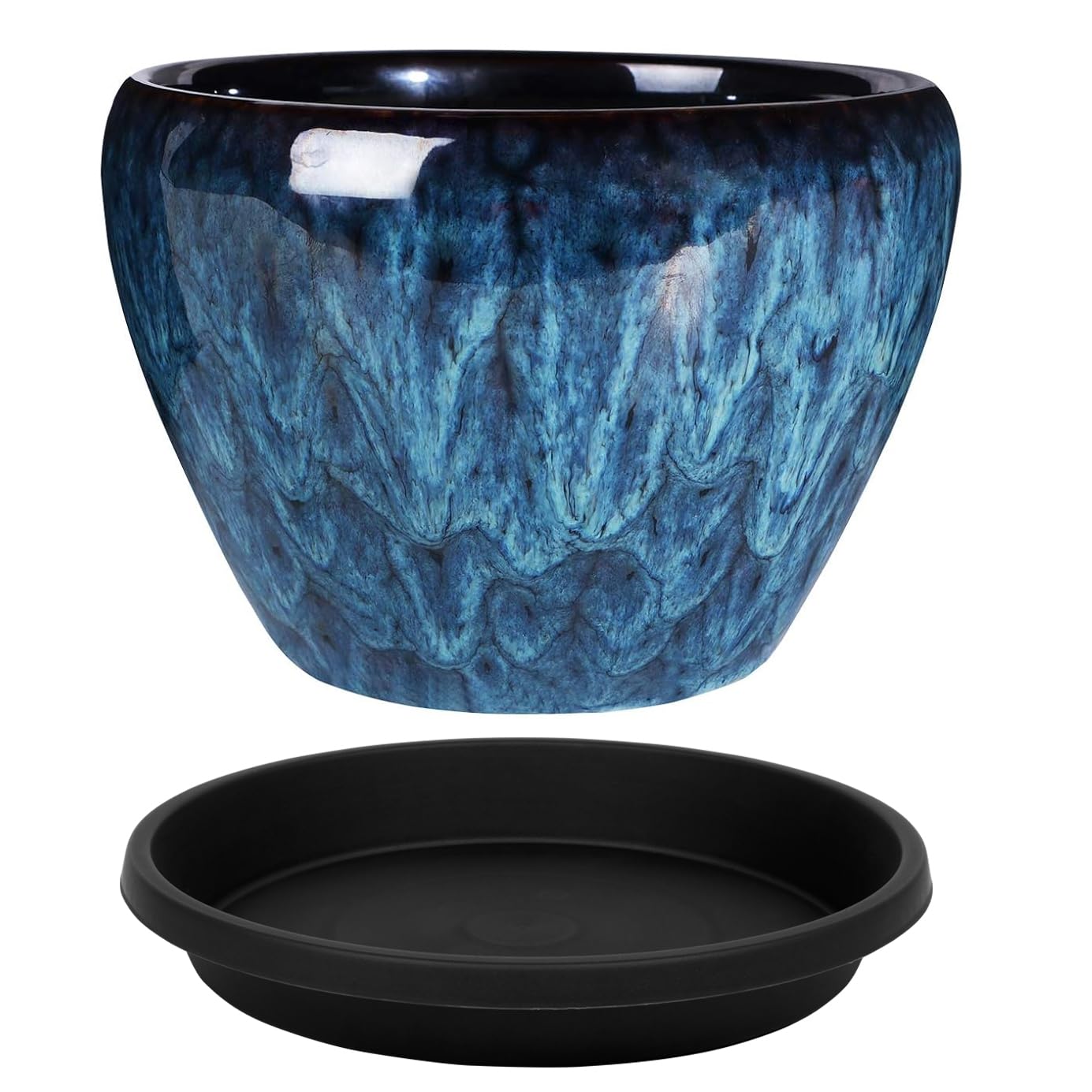 NIMYAU plant saucer in garden setting