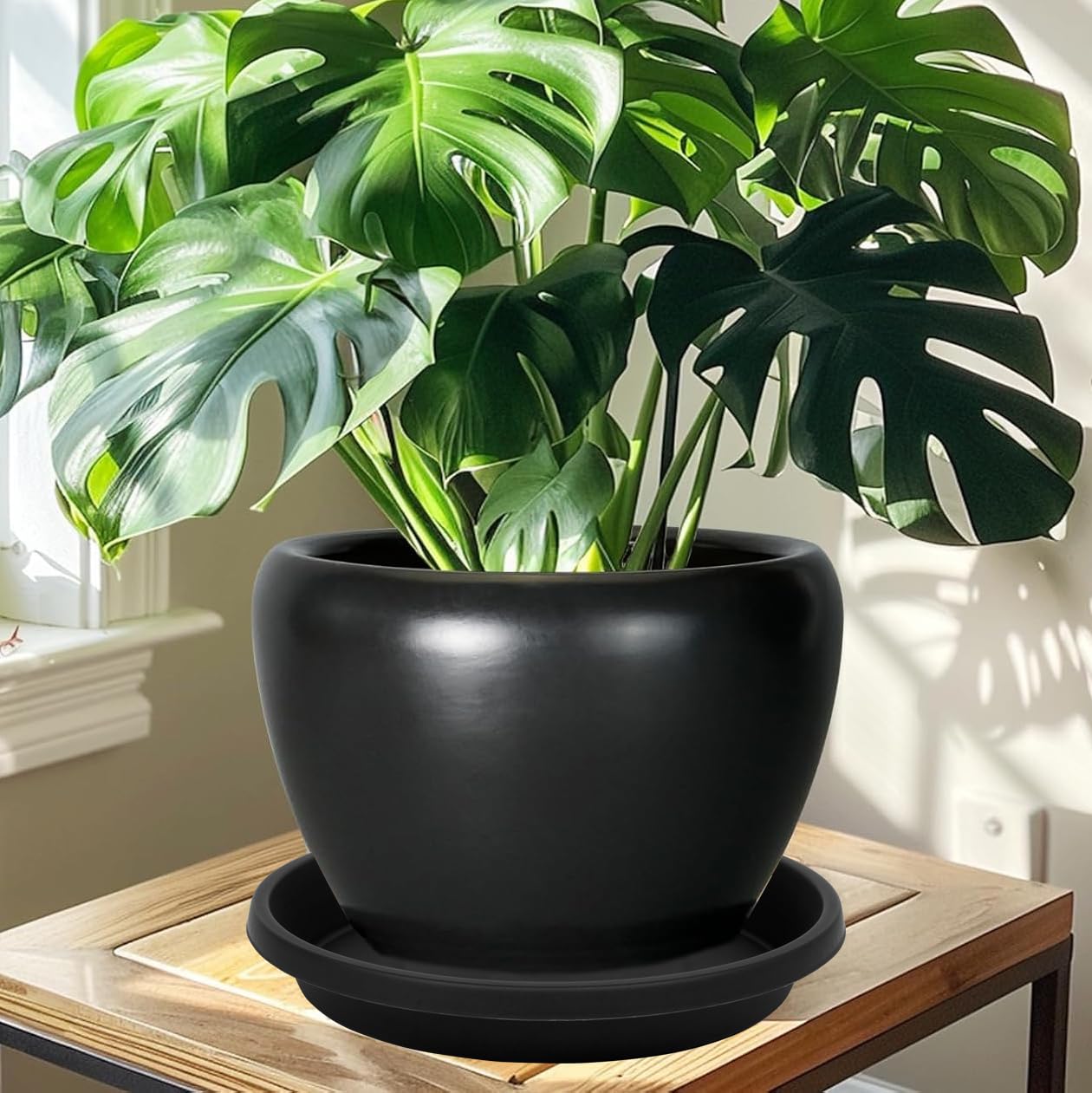 NIMYAU plant saucer with water catch