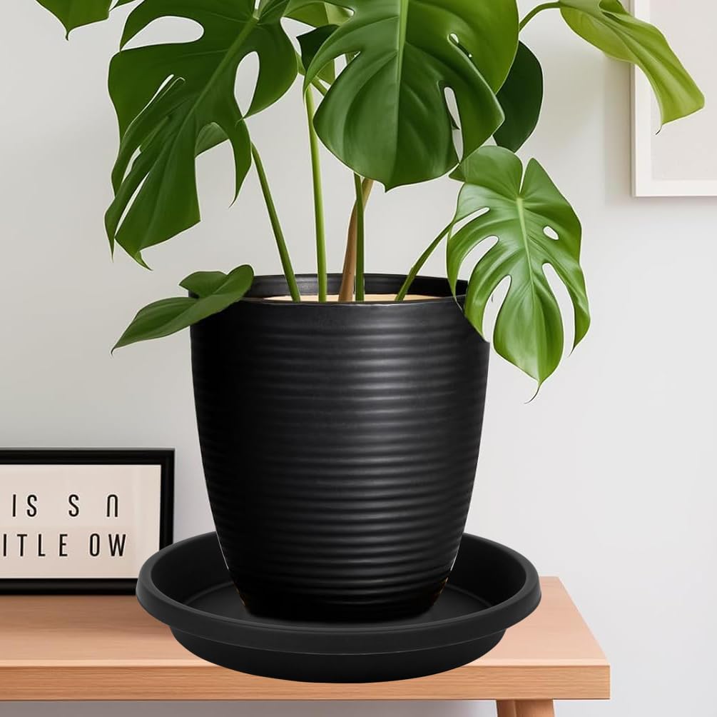 NIMYAU plant trays stacked for storage