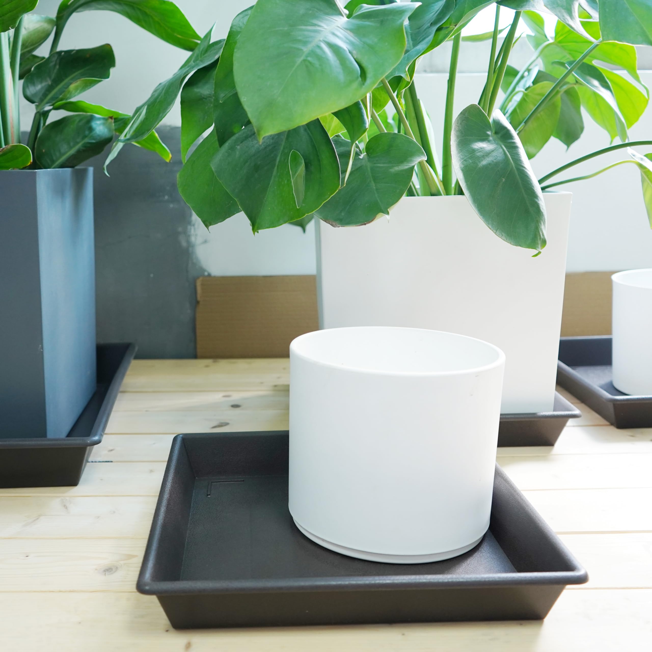 NIMYAU Square Plant Saucer 16 inch packaging view
