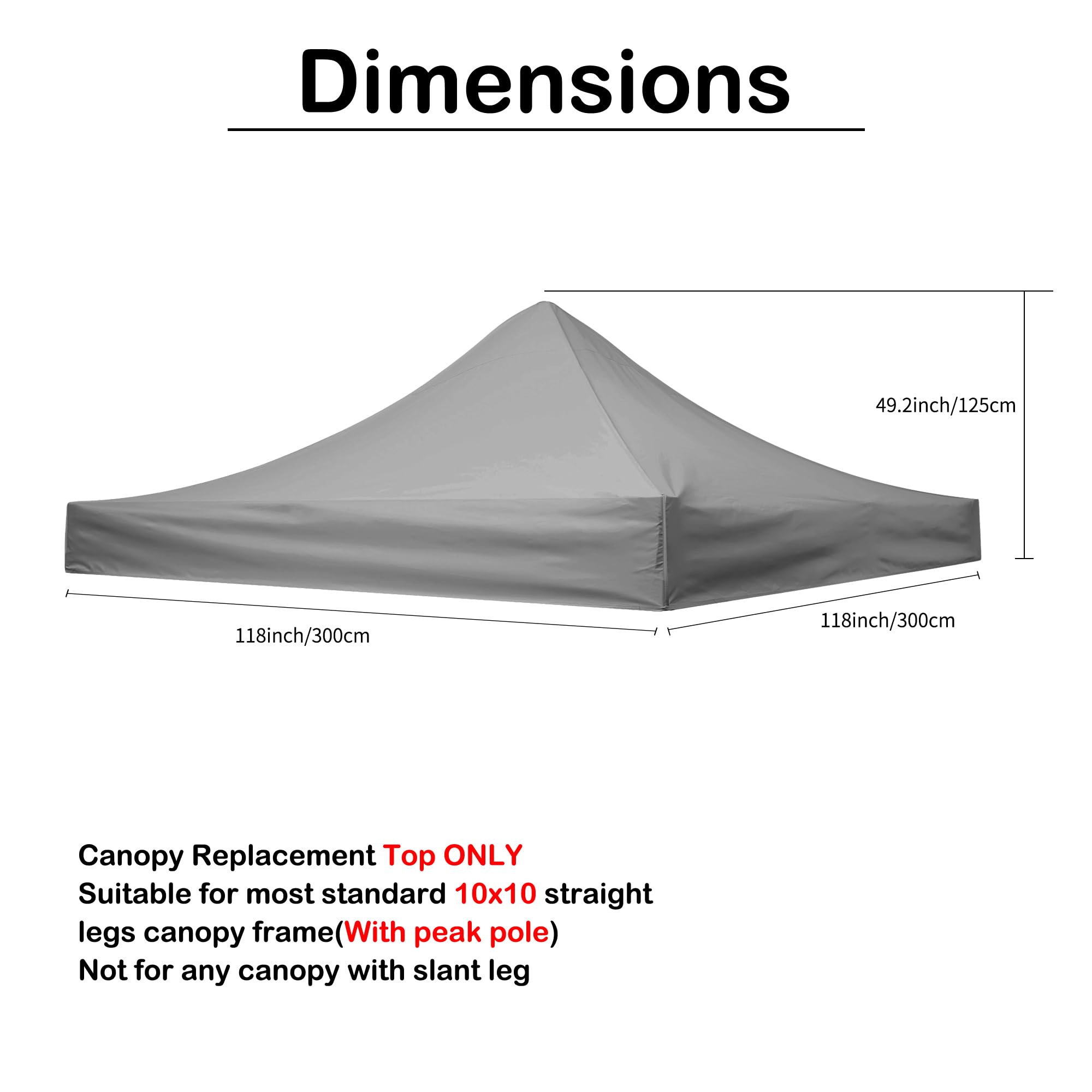 NINAT canopy top showing Hook&Loops installation feature