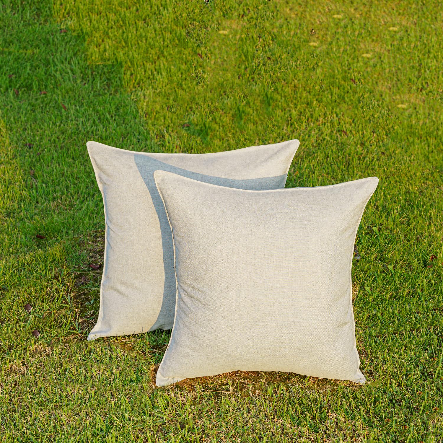 NiNi ALL pillow covers laid flat showing size