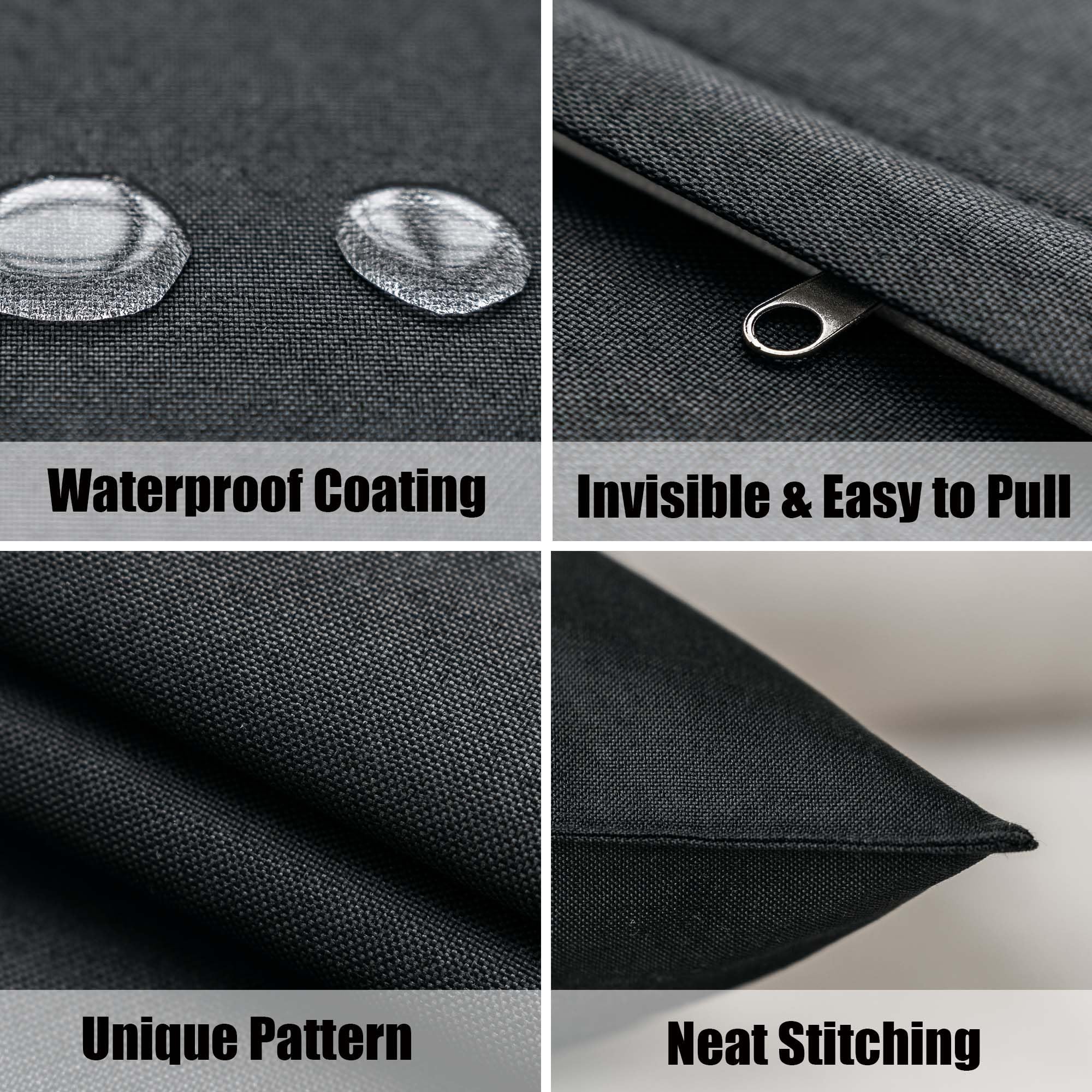 NiNi ALL Waterproof Outdoor Pillow Cover on a patio chair